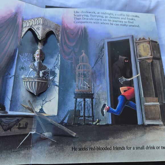 Some Bodies in the Attic Keith Mosely Scary Pop-Up Book *read* - Picture 7 of 8